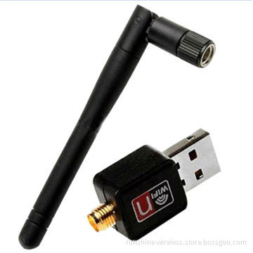 High-power Mini Wi-Fi USB Adapter/Wi-Fi Dongle/WLAN Card, 150Mbps with 2dbi Antenna